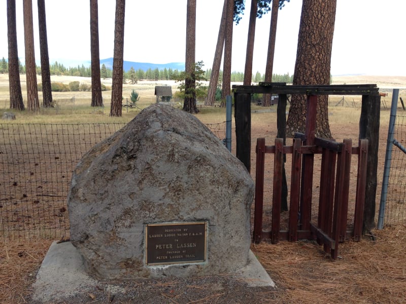 NO. 565 PETER LASSEN GRAVE - landmark