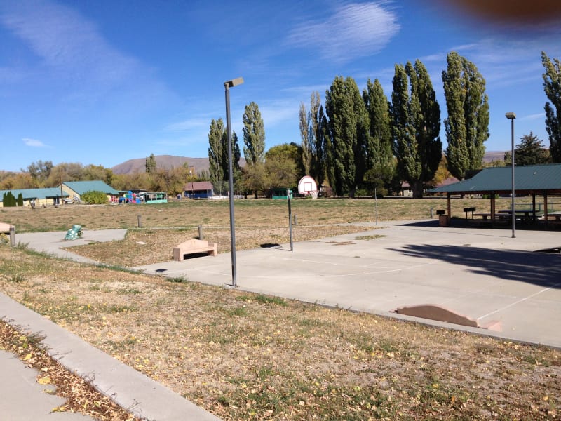 NO. 430 FORT BIDWELL - The athletic field was once Fort Bidwell's parade grounds