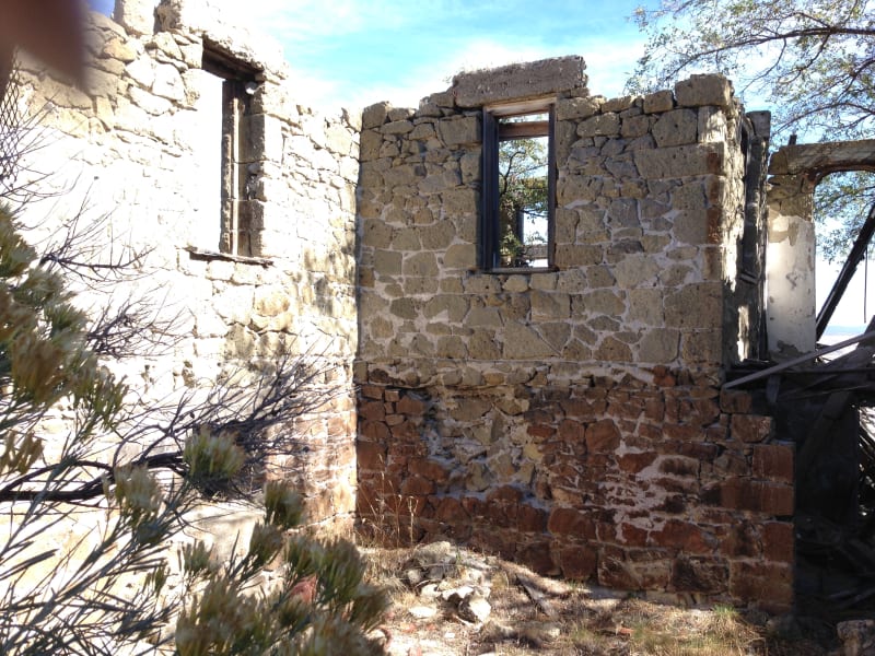 NO. 430 FORT BIDWELL - Remains of the hospital.