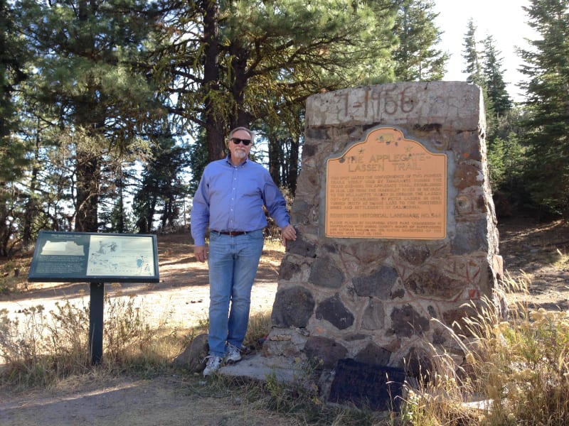 NO. 546 APPLEGATE-LASSEN EMIGRANT TRAIL (FANDANGO PASS) - Marker