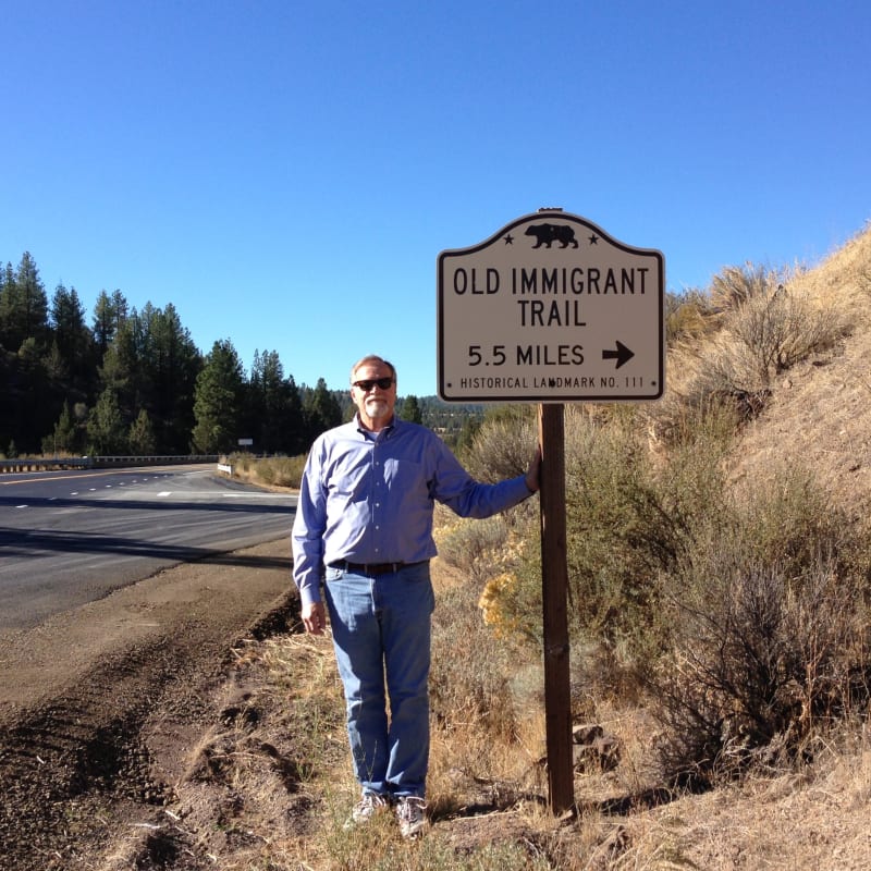 NO. 111 OLD EMIGRANT TRAIL - State Street Sign