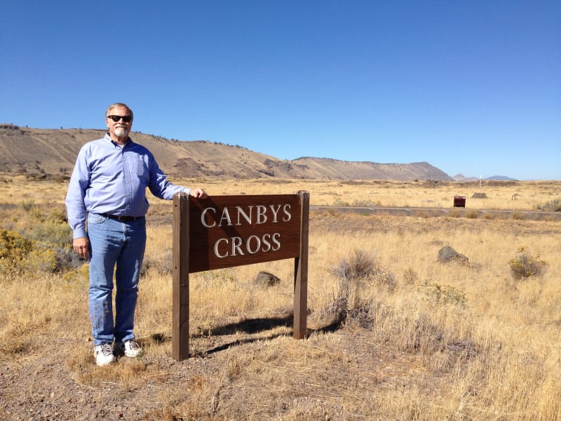 NO. 110 CANBY'S CROSS- Park Sign