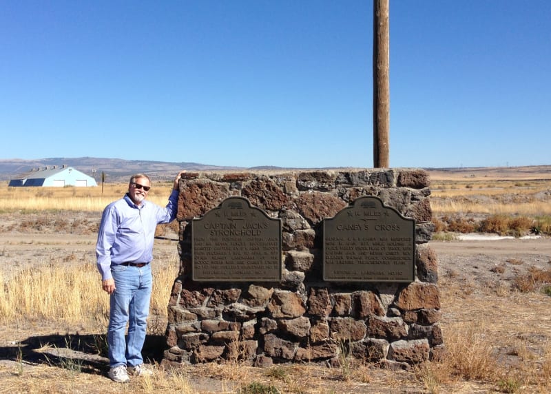 NO. 110 CANBY'S CROSS- First Marker