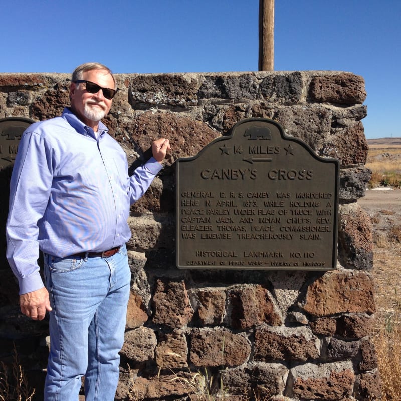 NO. 110 CANBY'S CROSS- First Marker