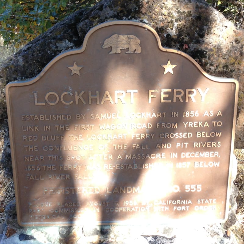 NO. 555 LOCKHART FERRY - State Plaque