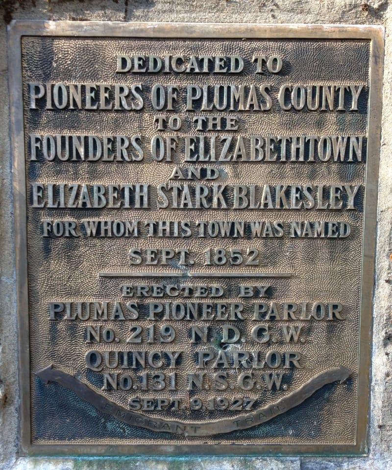 NO. 231 ELIZABETHTOWN - Private Plaque