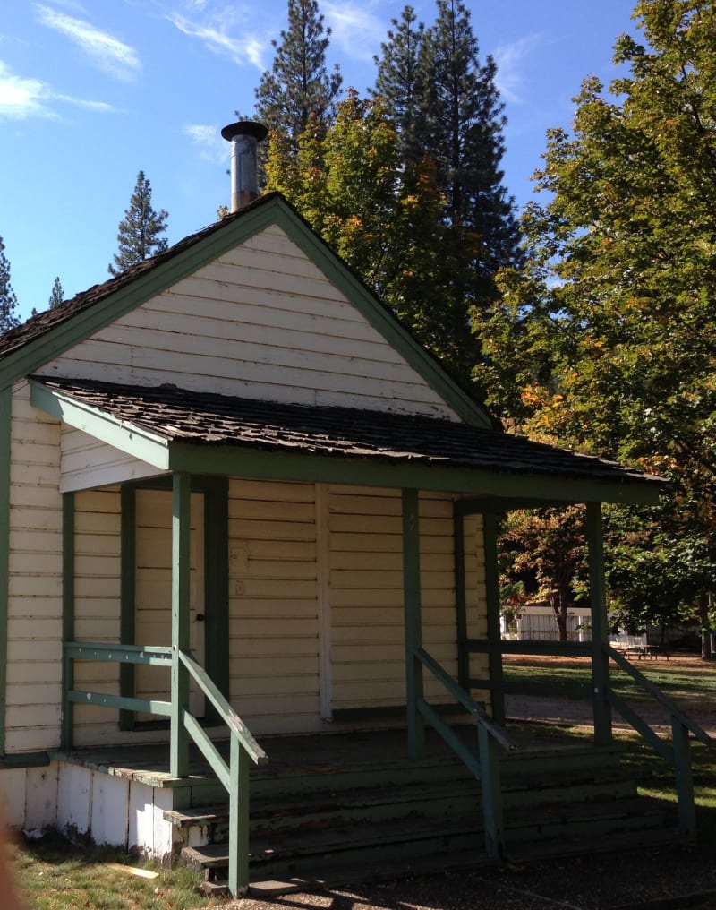 NO. 625 PIONEER SCHOOLHOUSE - Rear