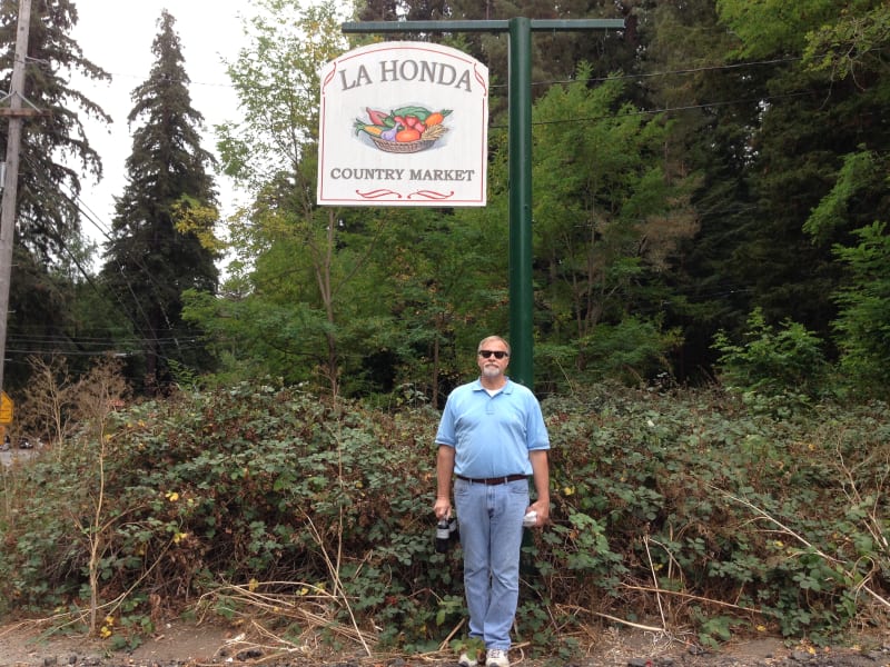 NO. 343 OLD STORE AT LA HONDA - Site of the Old Store