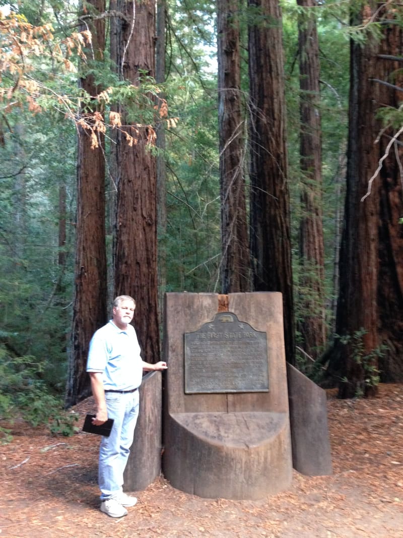 NO. 827 BIG BASIN REDWOODS STATE PARK - Marker