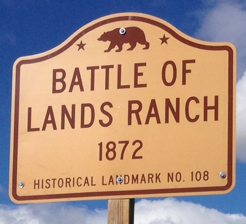 NO. 108 BATTLE OF LAND'S RANCH - Marker