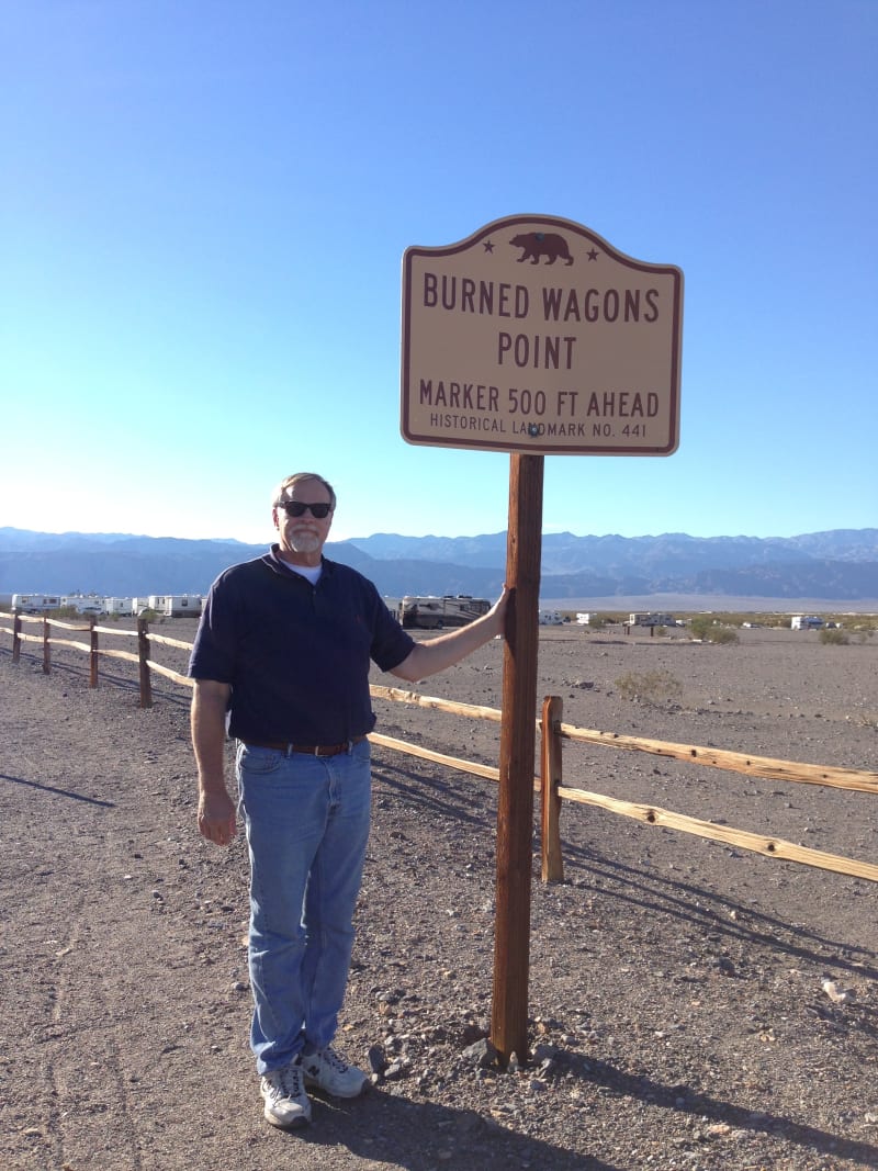 NO. 441 BURNED WAGONS POINT - State Street Sign