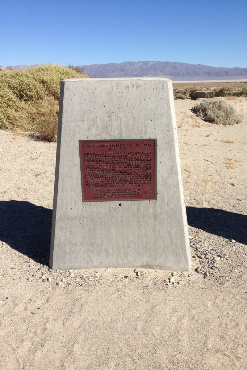 John & Dennis Seales' Wagon Route Marker