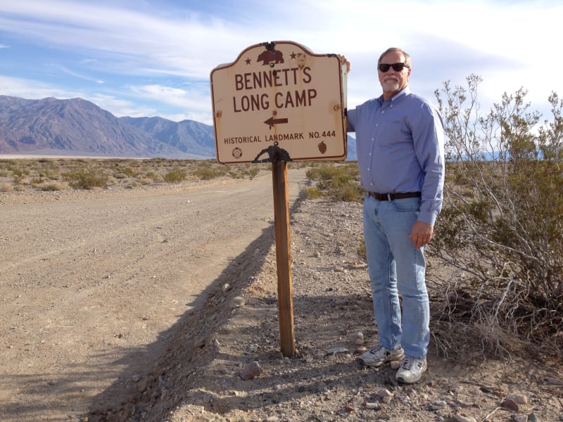 CHL No. 444 Bennett-Arcane Long Camp - Road Sign