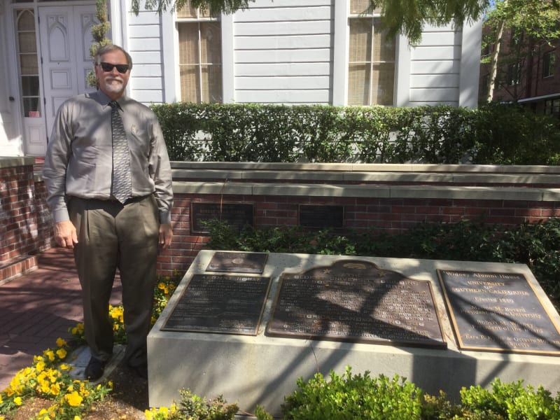 NO. 536 ORIGINAL BUILDING OF THE UNIVERSITY OF SOUTHERN CALIFORNIA - Marker