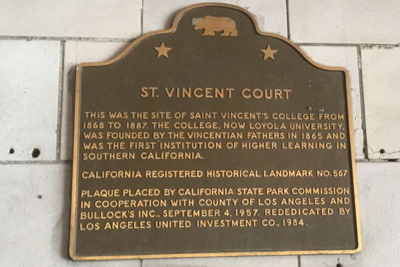 NO. 567 ST. VINCENT'S PLACE - State Plaque