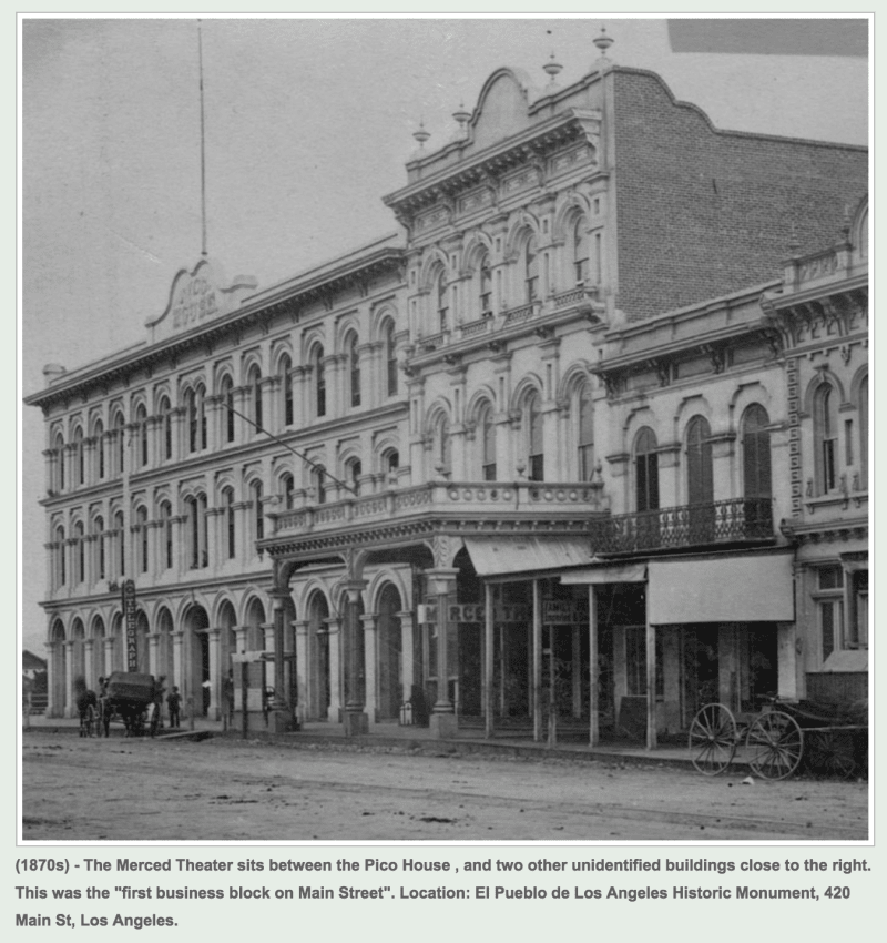 NO. 171 MERCED THEATRE - 1870