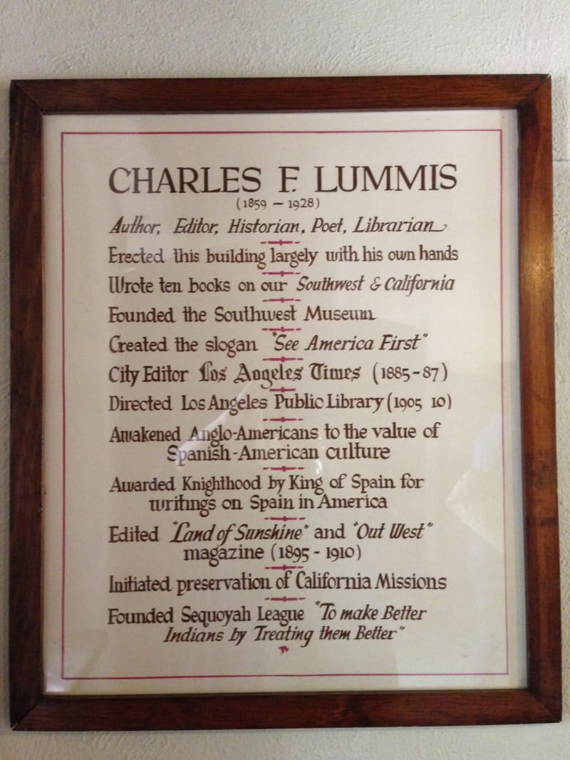 NO. 531 LUMMIS HOME - Charles F. Lummis 