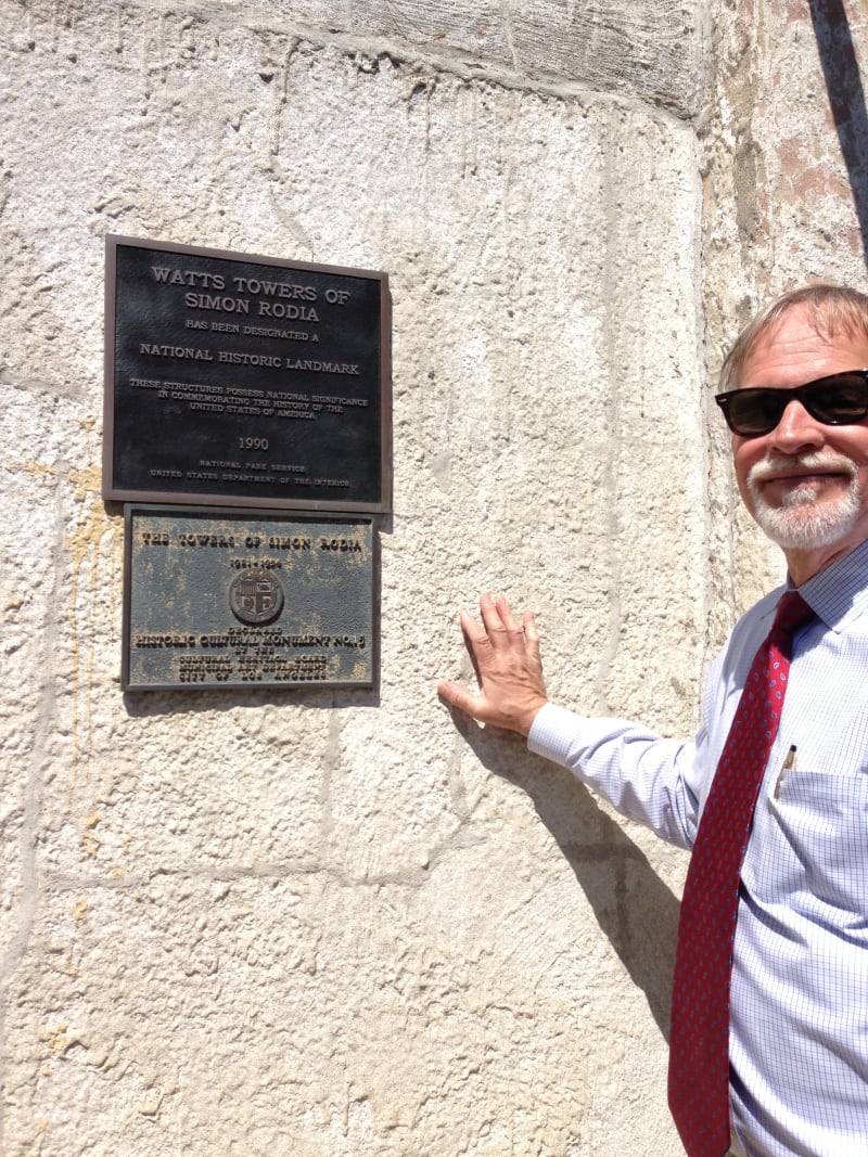 NO. 993 WATTS TOWERS OF SIMON RODIA - Plaque