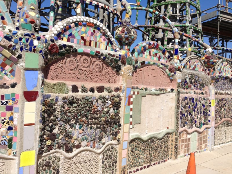 NO. 993 WATTS TOWERS OF SIMON RODIA - Malibu Tile Walls