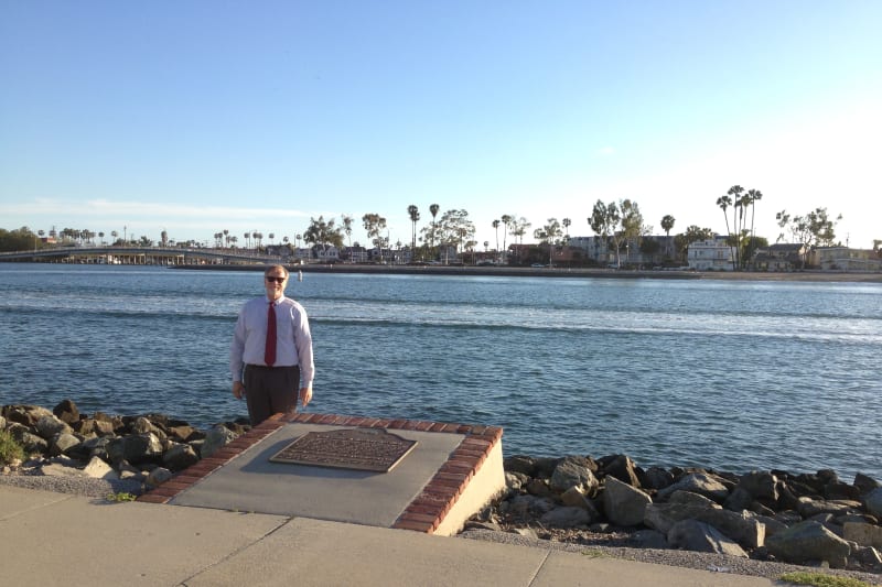 NO. 1014 LONG BEACH MARINE STADIUM - Marker