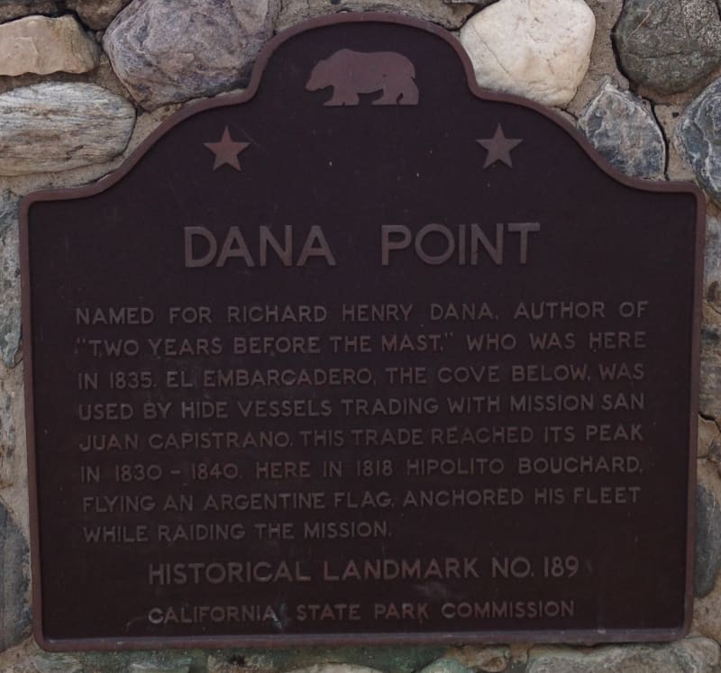 NO. 189 DANA POINT - State Plaque