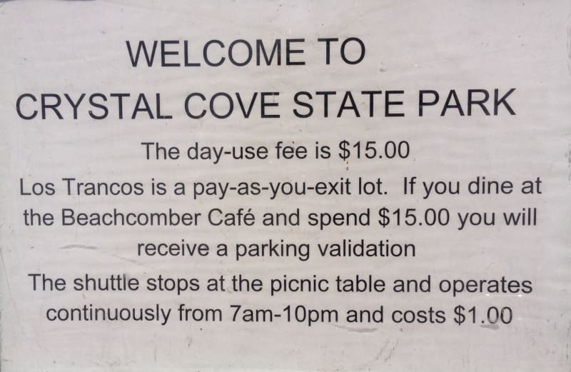 1050 CRYSTAL COVE HISTORIC DISTRICT - The Beachcomber will validate your parking.