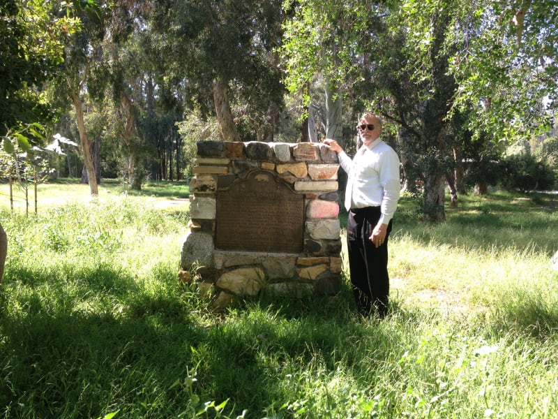 CHL #840 Old Santa Monica Forestry Station - Marker