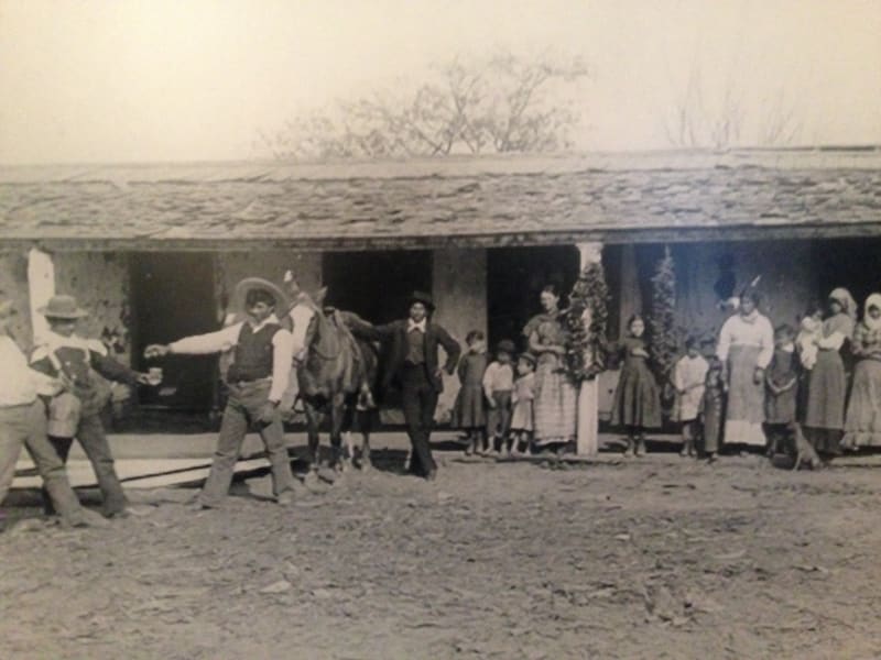 NO. 127 CASA DE GOVERNOR PÍO PICO - Front of Casa in 1880's