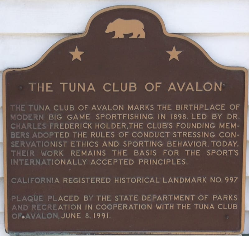 NO. 997 TUNA CLUB OF AVALON -  Catalina Island