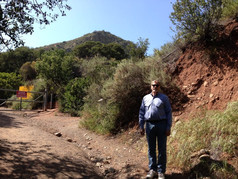 NO. 225 FLORES PEAK - Trail head on the north side of Modjeska Canyon Rd