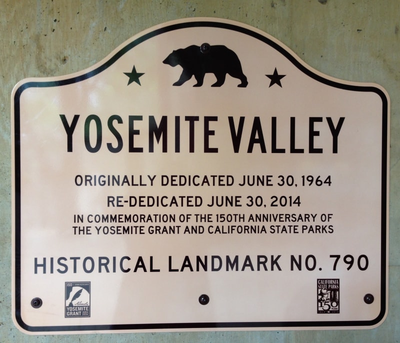 NO. 790 YOSEMITE VALLEY - Road Sign