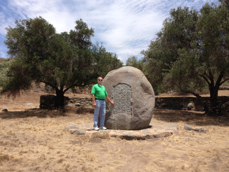 NO. 533 SAN PASQUAL BATTLEFIELD STATE PARK -Missing Private Plaque