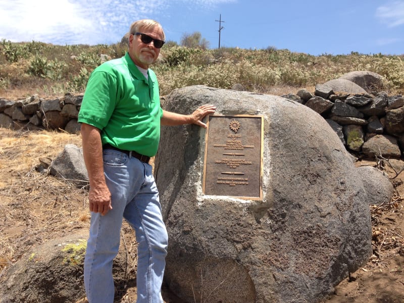 NO. 533 SAN PASQUAL BATTLEFIELD STATE HISTORIC PARK -D.A.R. Plaque