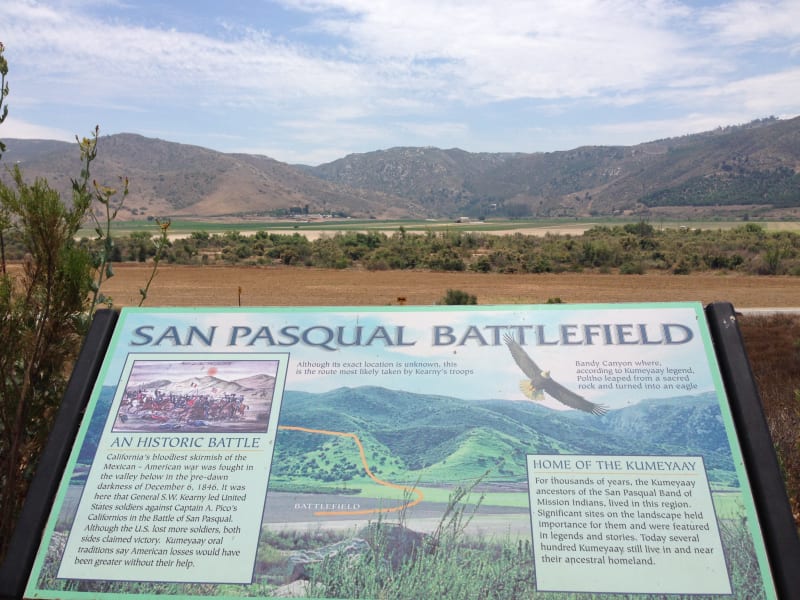 NO. 533 SAN PASQUAL BATTLEFIELD STATE HISTORIC PARK - Museum