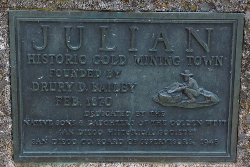 NO. 412 JULIAN - Private Plaque