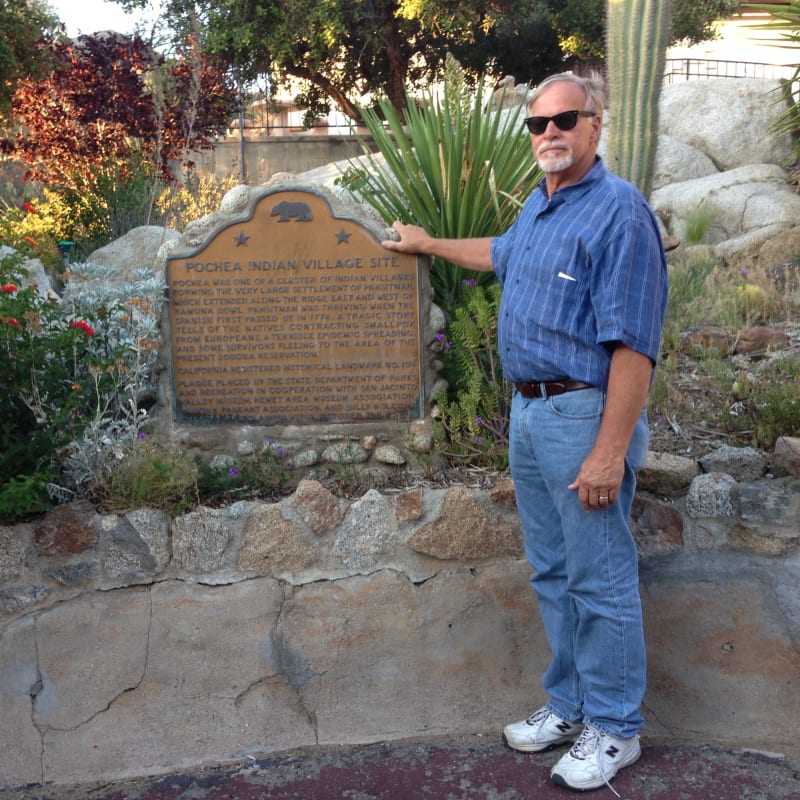 NO. 104 SITE OF INDIAN VILLAGE OF POCHEA - Marker