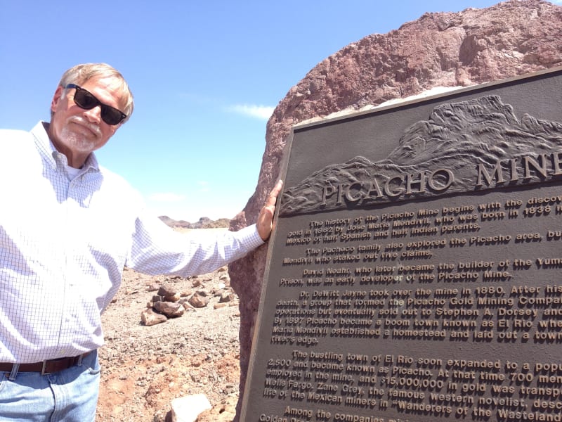 NO. 193 PICACHO MINES - Private Plaque at the site