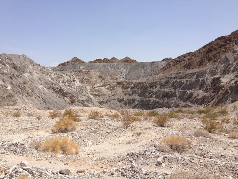 NO. 182 TUMCO MINES - Remains of Tumco Mine