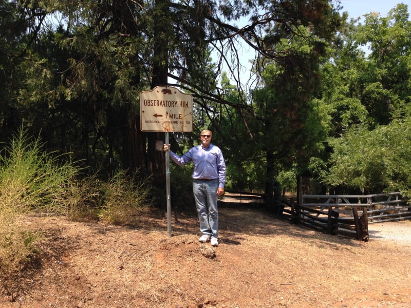 NO. 715 FIRST  OBSERVATORY IN CALIFORNIA - Street Sign