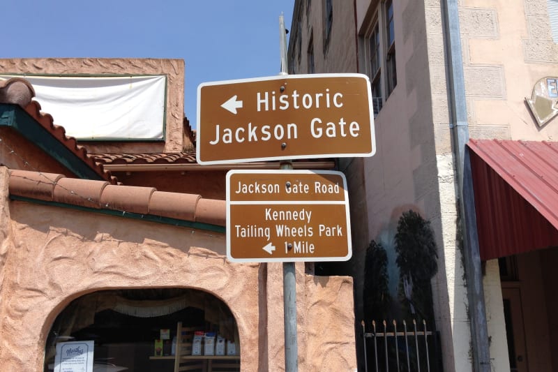 NO. 118 JACKSON GATE - Sign in Front of: 210 N Main St, Jackson, CA 95642