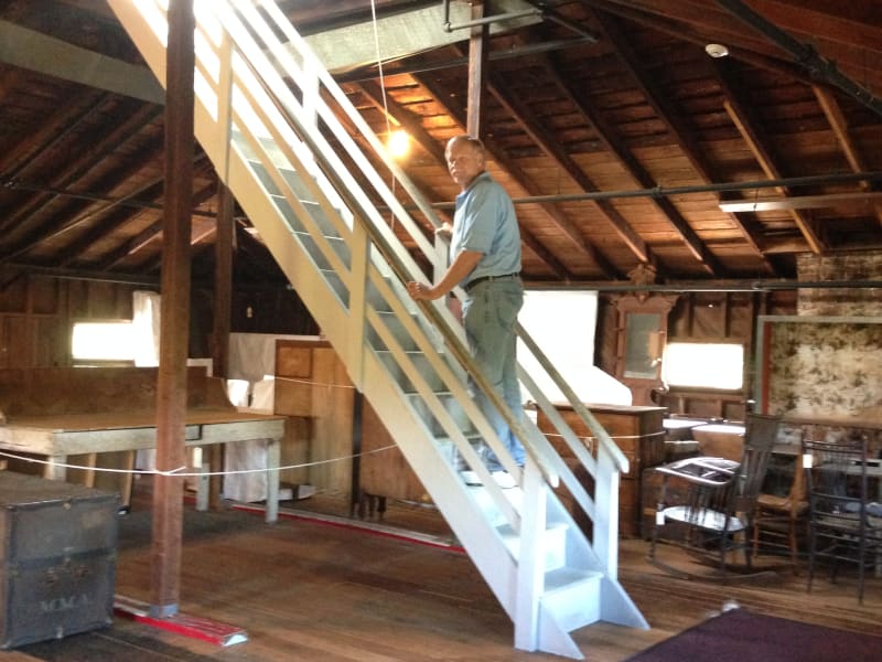 CHL #312 -John Muir National Historic Site - Attic and stairs to Bell Tower