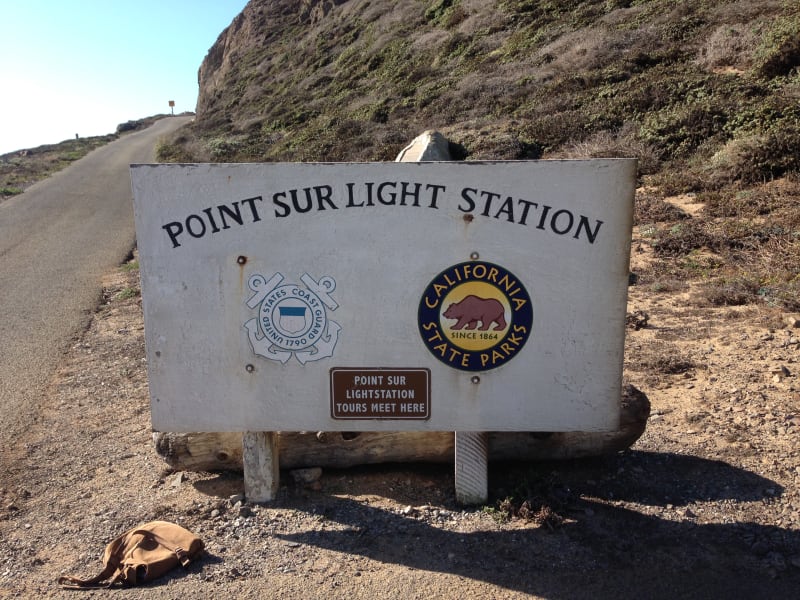 NO. 951 POINT SUR LIGHT STATION- Heading up the hill