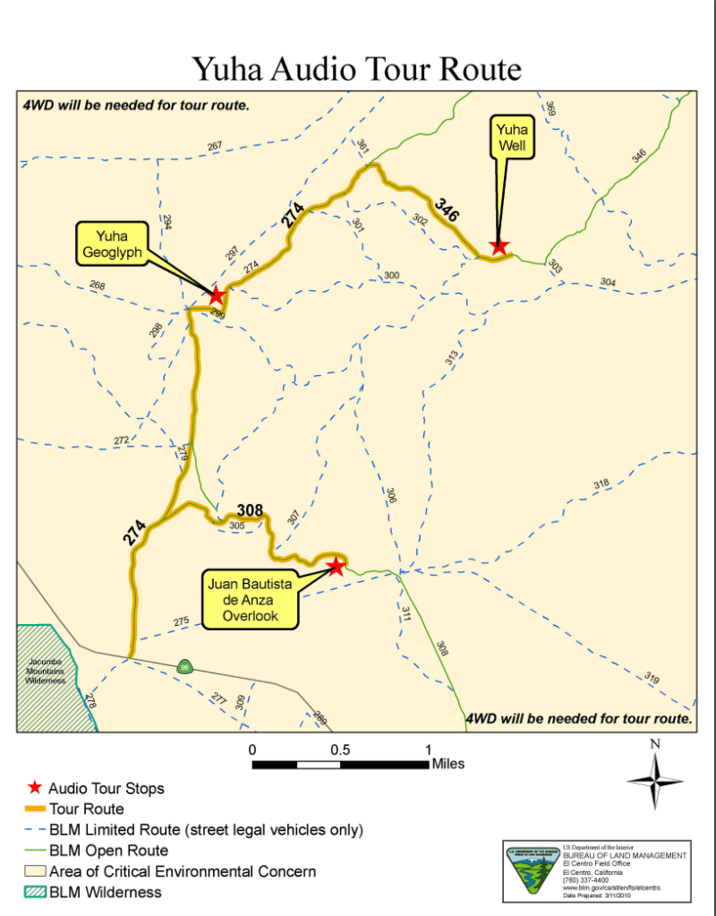 NO. 1008 YUHA WELL - Bureau of Land Management Map