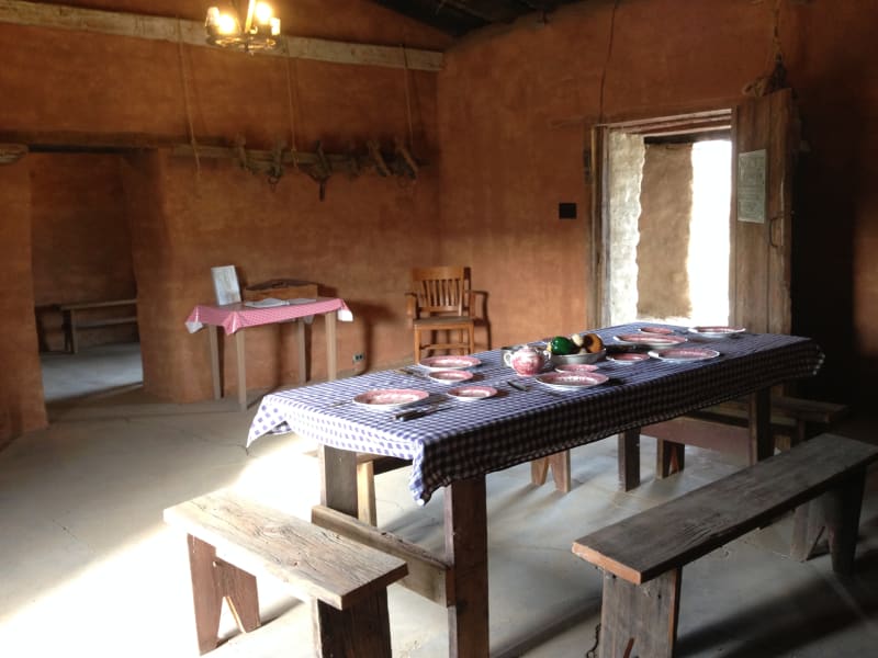 NO. 304 VALLECITO STAGE DEPOT (STATION) - Dining room