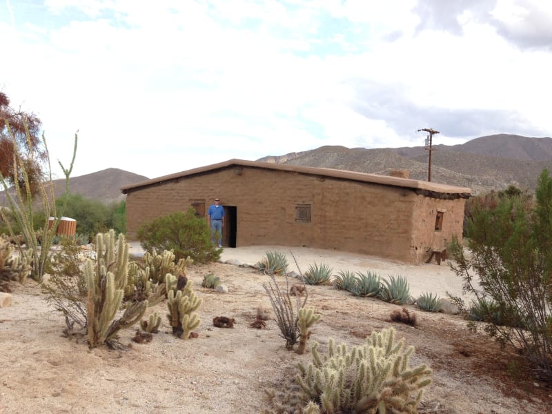 NO. 304 VALLECITO STAGE DEPOT (STATION) - Side of Station