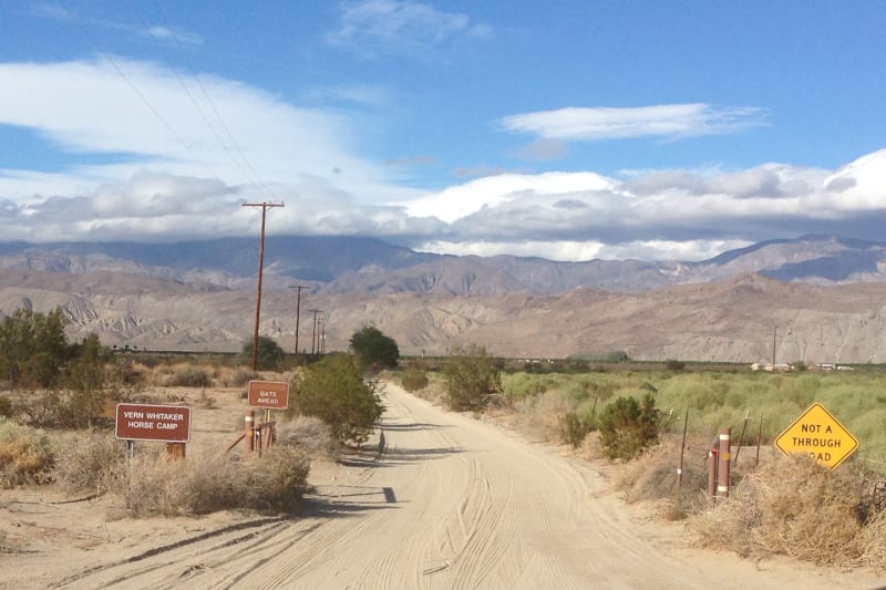 NO. 634 EL VADO  (The Anza Trail) - Head north on Horse Camp Road