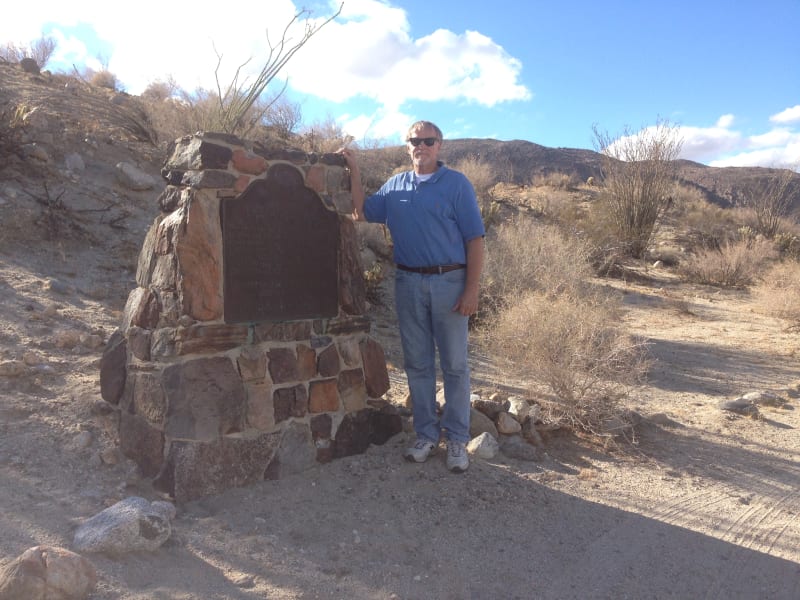 NO. 634 EL VADO  (The Anza Trail) - State Marker