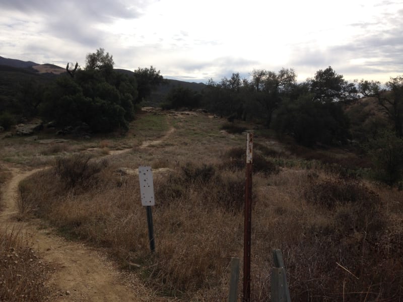 NO. 217 BLACK STAR CANYON INDIAN VILLAGE - Both trails loop to the village.