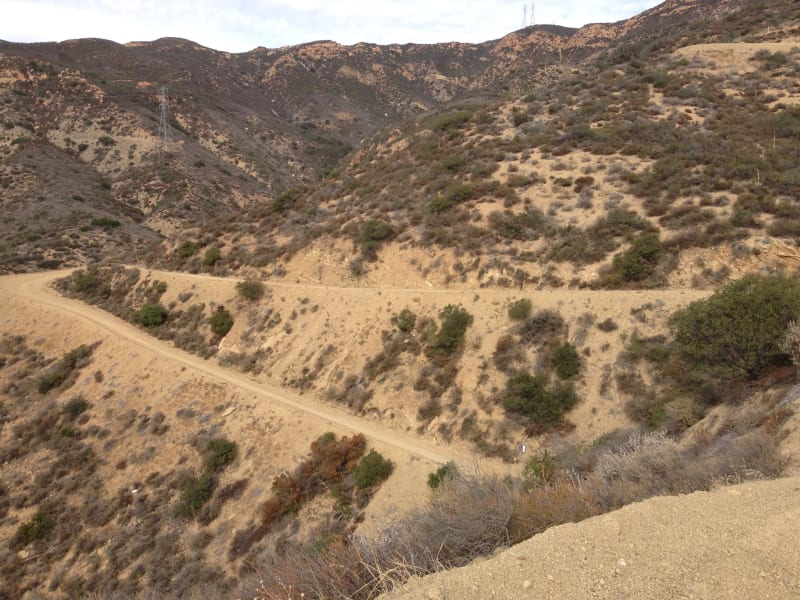 NO. 217 BLACK STAR CANYON INDIAN VILLAGE - ...and more switchbacks.