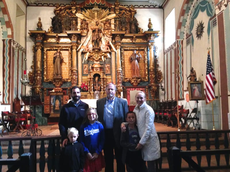 CHL #157 - Mission San Fernando Rey de España -- Church Interior